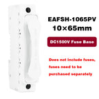 EARU Din Rail Solar Fuses DC 1000V 1500V PV Photovoltaic 20A 25A 30A Fuse Holder Base Solar System Short Circuit Protection GPV