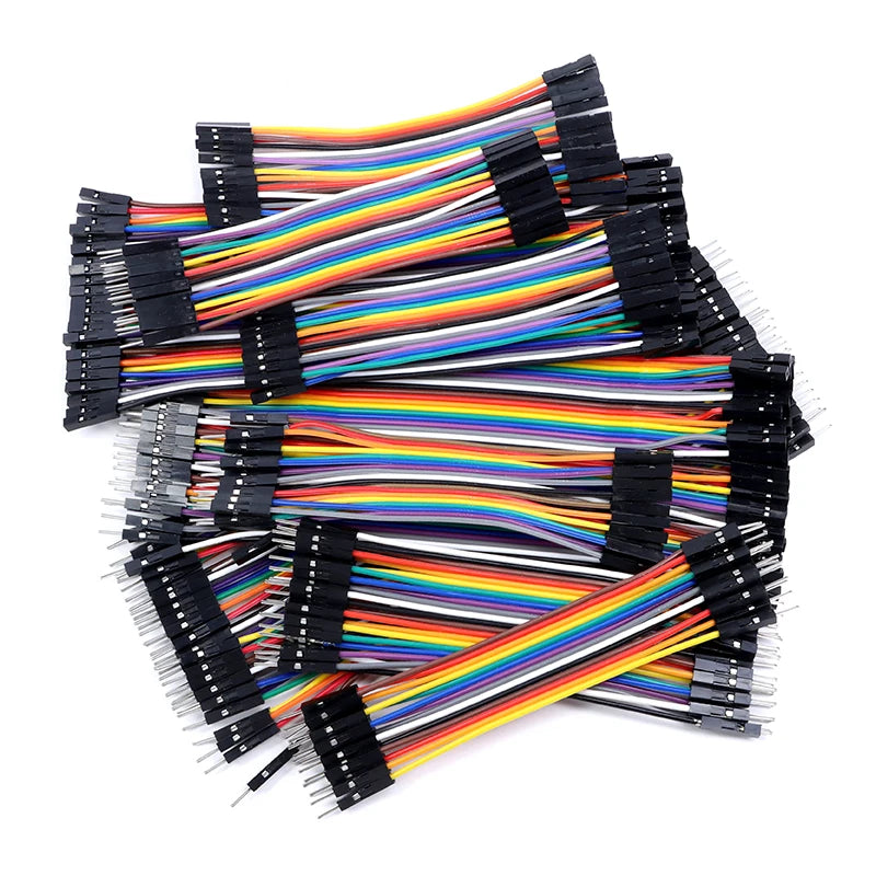 Jumper Wire 40Pins 2.54mm 10/15/21/30/40CM Female To Female, Male To Female, Male To Male Jumper Line Connecting Cable DIY KIT