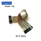 Dupont Wire Jumper Cable M+M F+F M+F 10CM 15CM 20CM 30CM 40CM Breadboard Connecting Wire For Arduino DIY Project