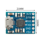 5pcs CP2102 USB to Serial UART Downloader Flasher Board USB to TTL Module USB Interface