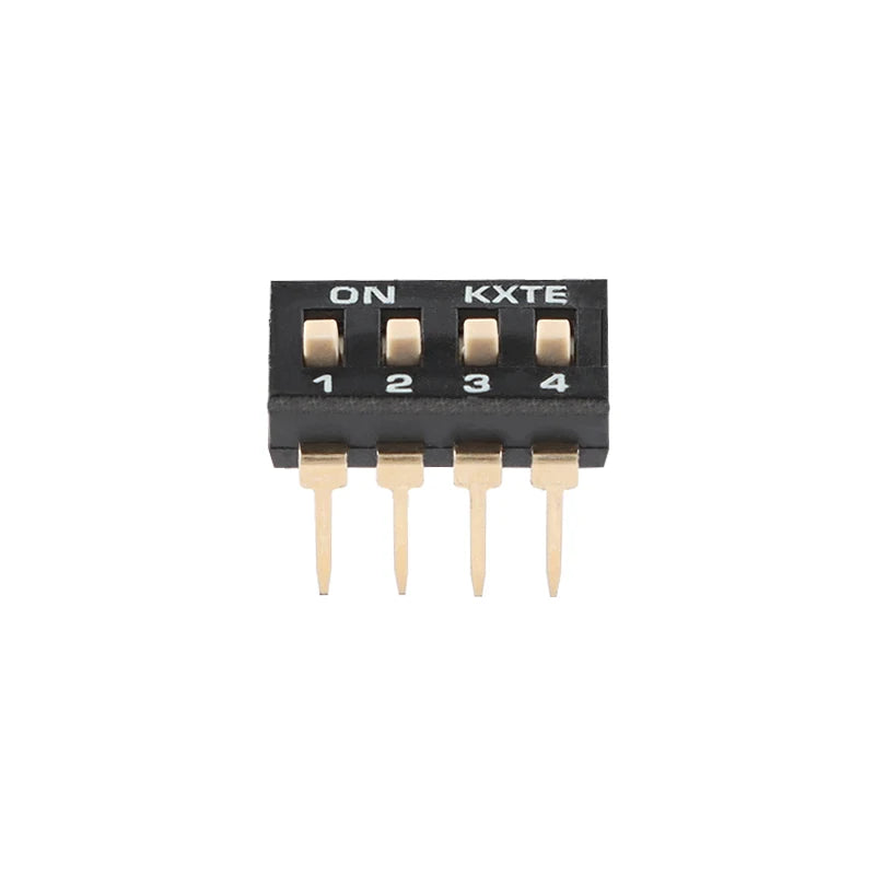 10PCS Slide Type DIP Switch Module 1 2 3 4 5 6 7 8 10PIN 2.54mm Position Way DIP Pitch Toggle Switch Black Snap Switch Dial