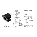 DC002/004/DC005/015 Power Socket 3.5x1.3mm 5.5x2.1mm 5.5x2.5mm DC Power Socket USB Three-Leg Direct Plug Socket Female Connector