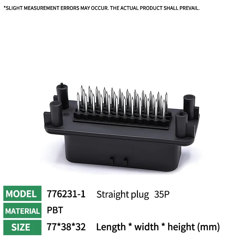 1PCS ECU Controller 35Pin Positions AMPSEAL PCB Mount Housing Plug Header Vertical Male Connector 776228-1 770680-1 776164-1