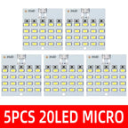 5730 smd 5V 430mA~470mA White Mirco Usb 5730 LED lighting panel USB mobile light Emergency light night light