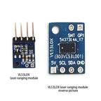 1pcs VL53L0X Laser Ranging Module ToF Ranging Time of Flight Ranging Sensor Module