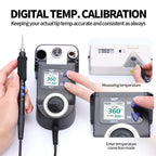 WEP 982-V Digital Electric Soldering Iron Kit C115 C210 C245 Precision Soldering Iron Soldering Station Small Rework Station