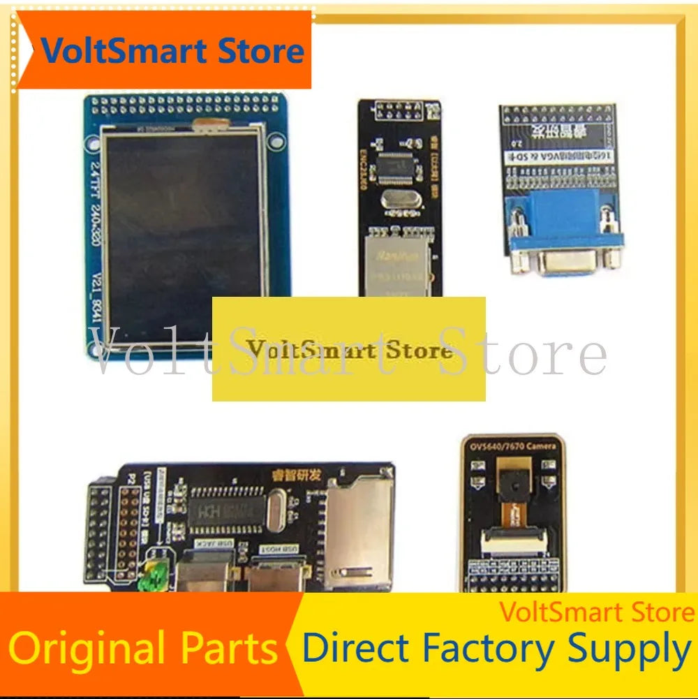 VoltS2.4-inch LCD  16-bit 65526 Color VGA  OV7670 Camera  USB Module  Ethernet Module