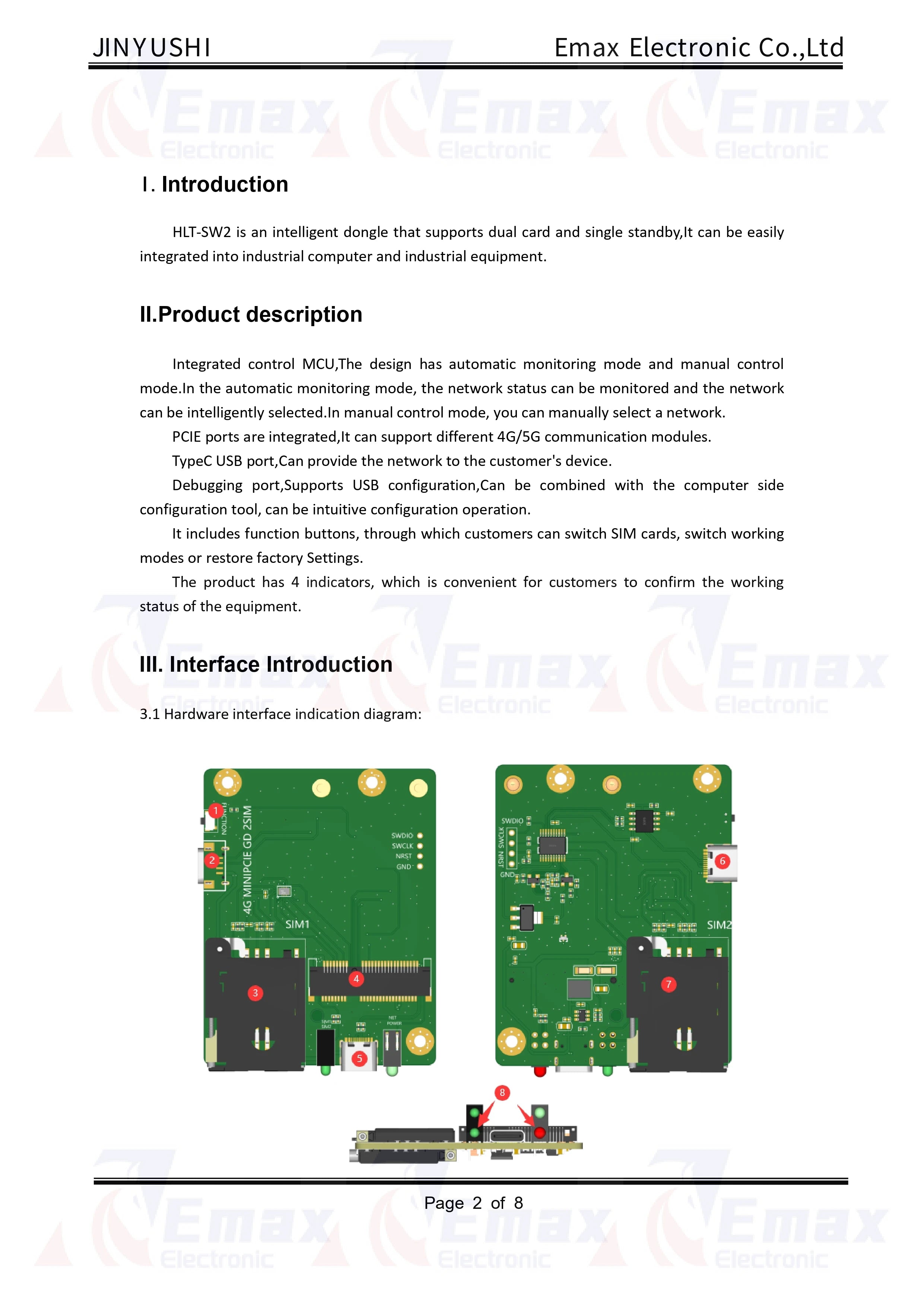 1PCS Quectel Mini Pcie Naar Universal Serial Bus Development Board 4g Dual Card Single Smart Dongle for EC25-E EC25-AF EC25-AU