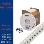 100pcs/lot   SMD Chip  Resistor  0603 10K   Ohm  5%   1/8W Chip  Resistors 0 ohm~10M Ohm 0R 22R 47R 1K 4.7K 4K7 33K 51K 10K 100K