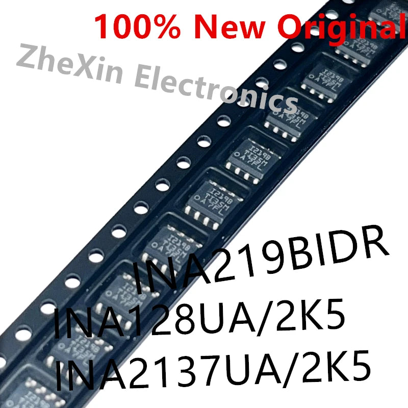 10PCS/Lot  INA219BIDR  I219B 、INA128UA/2K5  INA128U 、INA2137UA/2K5  INA2137  New Operational Amplifier Chip   INA219 、 INA128