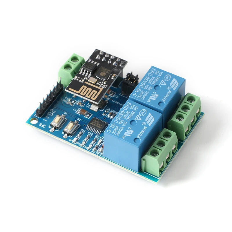 ESP8266 ESP-01 WiFi Relay 1 2 4 Way Channel 5V 12V Things Smart Home Remote Control Switch ESP01 Wireless Module Phone APP
