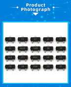 50PCS S8050 SS8550 2N4401 Printed J3Y NPN Power Transistor SMD Triode Package SOT23