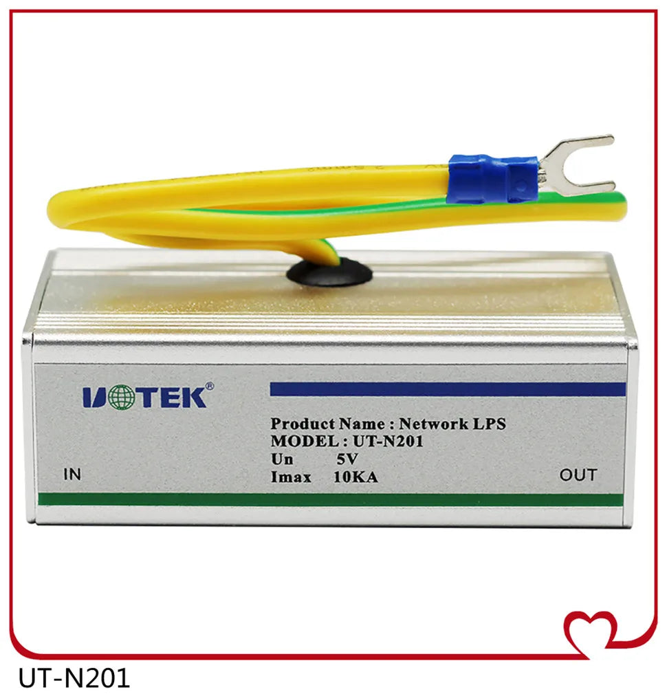 UOTEK Industrial Grade RS-485 Lightning Arrestor Arrester RS485 Isolator Module ESD Surge Protector Level 4 IP30 5KA UT-S101