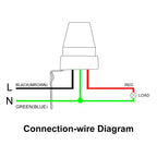 AS-22 AC110-220 Automatic On Off Adjustable Street Light Photoswitch Photocell Sensor Switch Photo Control Sensor Switch