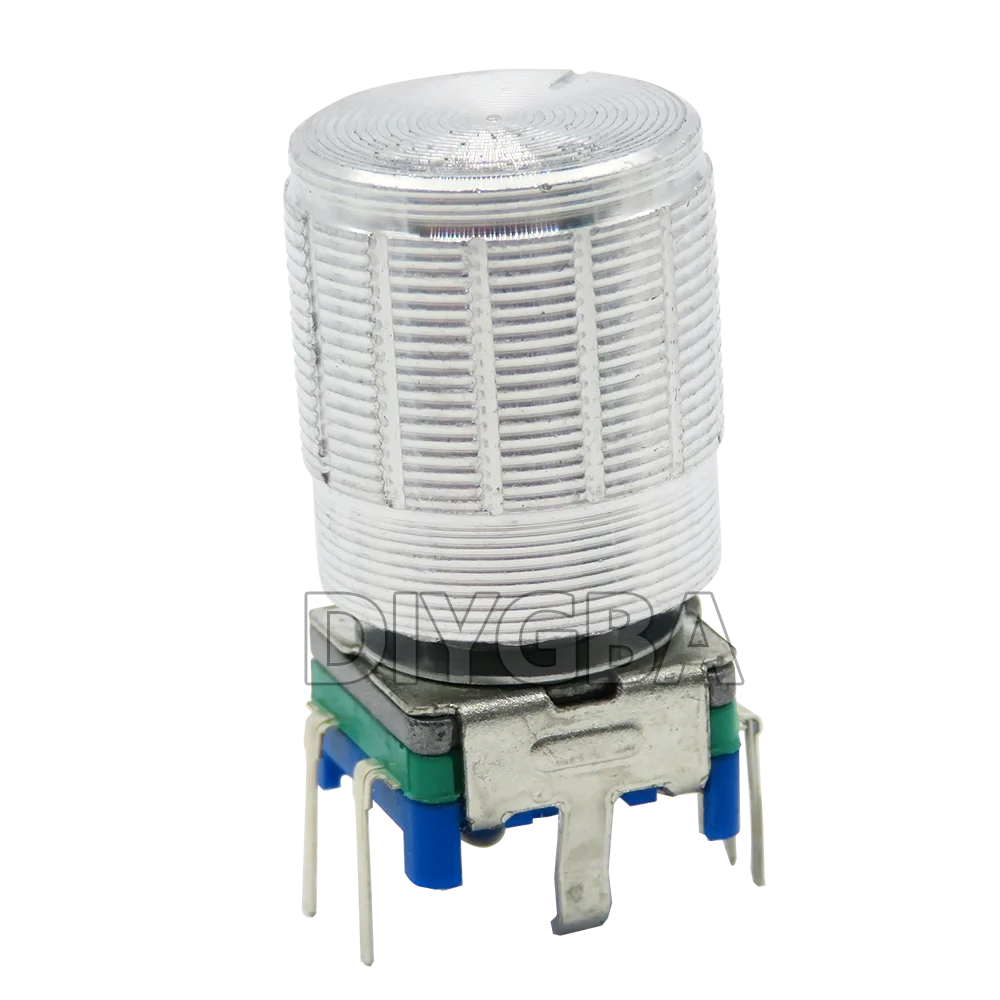 10PCS Half / Plum Axis Rotary Encoder, Handle Length 5Sets 15mm 20mm Code Switch/ EC11/ Digital Potentiometer With 13/15*17 Cap