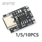 5PCS 5V Boost Step Up Power Module Lithium LiPo Battery Charging Protection Board LED Display USB For DIY Charger 134N3P Program