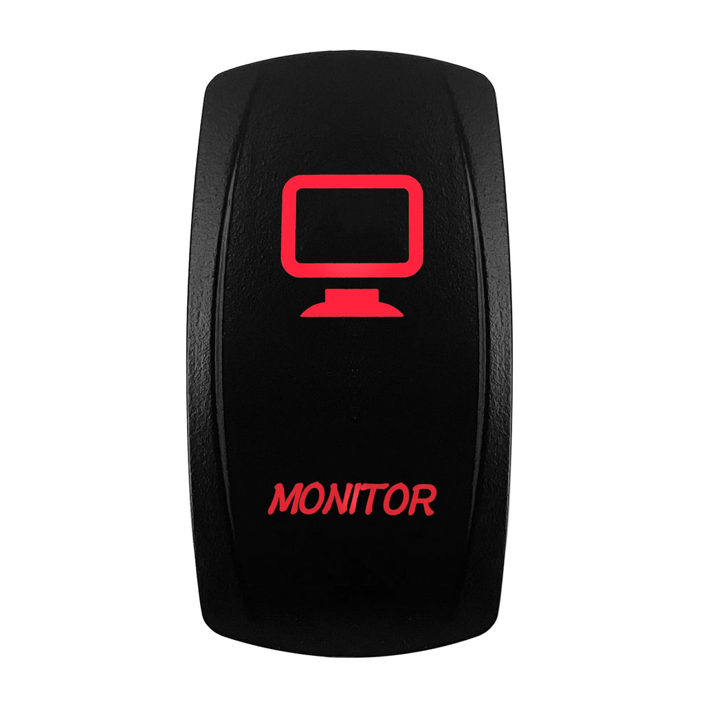 Red Led Light Rocker Switch 12V/24V SPST DPDT Toggle Switch ON OFF/ ON OFF ON Backlight Latching / Momentary Dash Panel Control