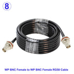 1Pcs RG58 BNC Male/Female to BNC Male/Female Connector 50 Ohm RG-58 RF Coax Coaxial Cable Wire Pigtail Jumper Extension Cord