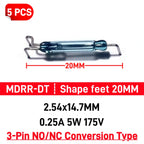 5PCS Original MDRR-DT DT-F/U NO/NC SPDT Changeover Reed Switch MDSM-DT 2*14MM 0.25A 5W 175V Normally Open/Closed Magnetic Sensor