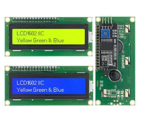 LCD1602 I2C LCD Module Blue / Yellow Green Screen 16x2 Character LCD Display 5V PCF8574 PCF8574T IIC Adapter Llate for Arduino