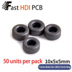 Anti-Interference Ferrite Toroid Core Ni-Zn - High Frequency Common Mode Inductor Ring for Electronic Equipment