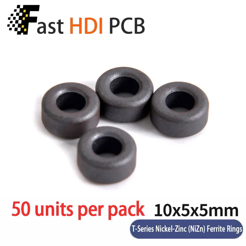 Anti-Interference Ferrite Toroid Core Ni-Zn - High Frequency Common Mode Inductor Ring for Electronic Equipment