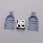 5Pcs USB Connectors Type C / Micro / USB 2.0 Type A Male Female Assembly Adapter DIY Soldering Repair Data Charging Plug Socket