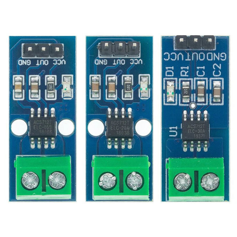 ACS712 5A 20A 30A Range Hall Current Sensor Module For Arduino ACS712-30A ACS712-20A ACS712-5A