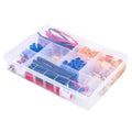 76pcs T-Plug / XT60 / XT90 / EC3 /EC5 Male &Female Plug Adapter Connectors Silicone Wire and Shrink Tubing Kit for RC Car /Frame