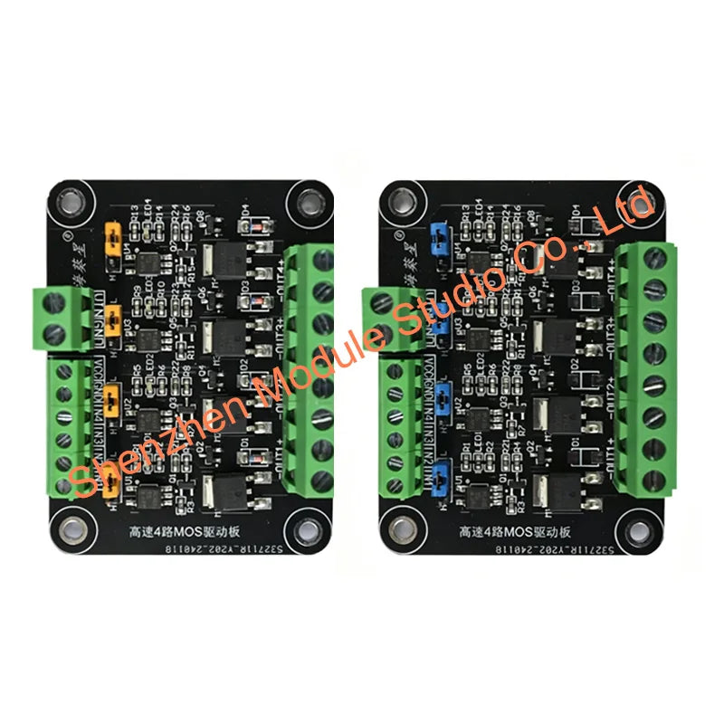 High-Speed 4-Channel N-Channel MOSFET Module Optocoupler Isolated Signal Amplification Control Board for PLC  Microcontrollers