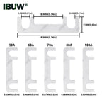 80A Auto Fuse Flat Plate Type 32V 100A Fork Type Bolt Battery Fuse Car Modification Stand 30A 40A Car Fuse Flat Fork Bolt 50A