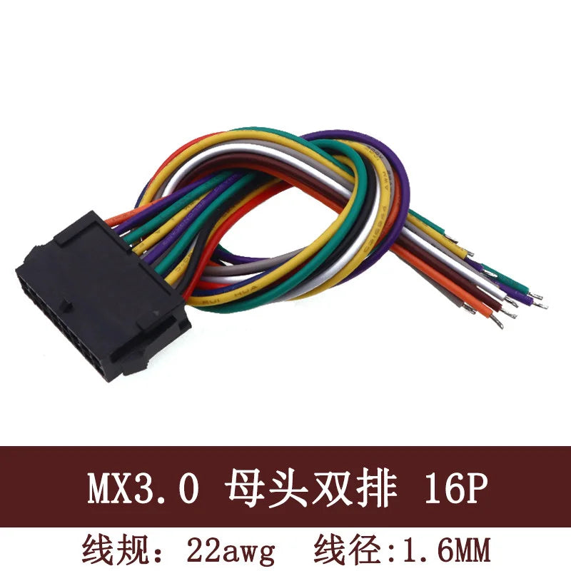 5PC Micro-fit Molex MX3.0 43025 43020 22AWG Dual Row Small 5557 5559 Male Female Air Dock Electronic Terminal Wire Cable Harness