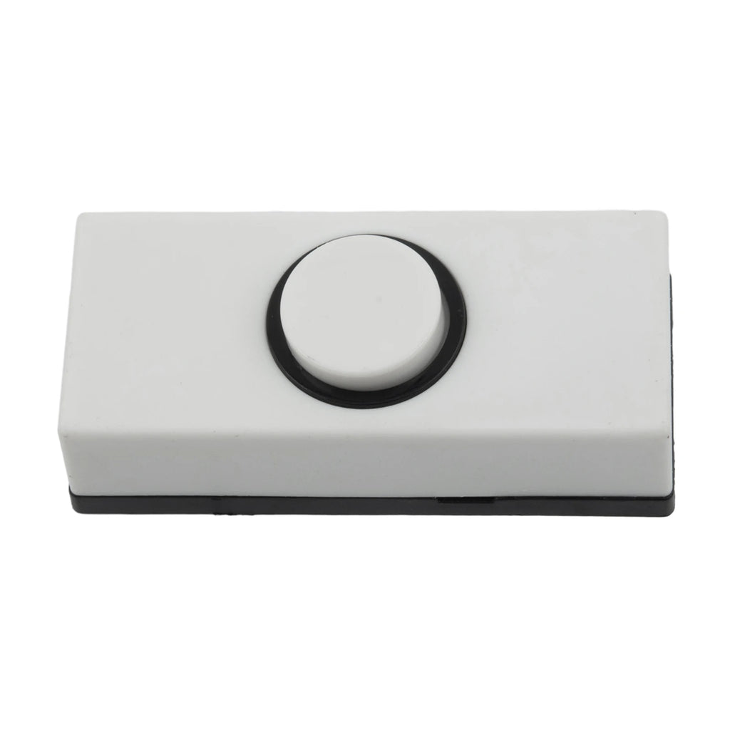 Push Button Door Bell Chime Bell Push Press Button Inserts Wall Plastic Hard Wiring Stylish Exterior Design Doorbells
