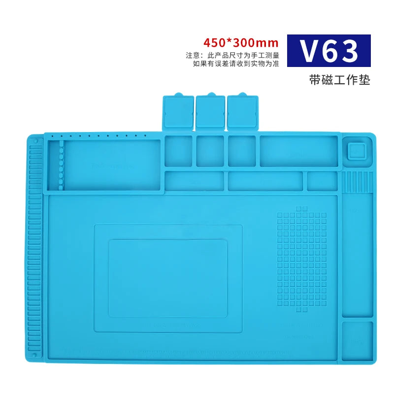 MECHANIC Silicone Repair Pad Soldering Mat Antistatic Heat Resistant Insulation Work Mat Welding Repair Platform