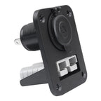 1set 12V Socket Panel For Anderson Plug Flush Mount 50a Mounting Bracket Panel Cover For Caravan Socket Adapter Accessories