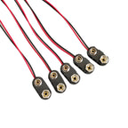 2/5/10pcs 9V Battery Connector with Hard Plastic Shell Suitable I/T Type Battery Snap Connector clip Lead Wires holder