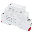 GRM8-01 Electronic Impulse Relay Din Rail Impulse Latching Relay Impulse Memory Relay AC/DC12-240V 35mm DIN Rail Mounting