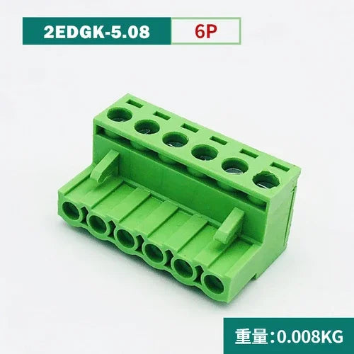 2EDGK-5.08MM Plug-in Terminal Block PCB Plug 2P3P10P12P14P16P-24P