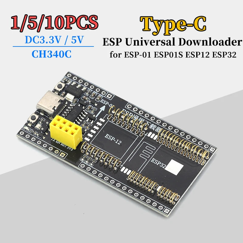 1/5/10Pcs ESP Universal Downloader Programmer of ESP-01 ESP01S ESP12 ESP32