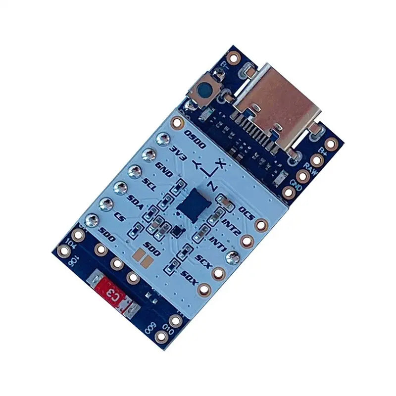 Smolslime Module Based On NRF Slimevr Module,Promicro NRF52840 + (LSM6DSV + QMC6309 )