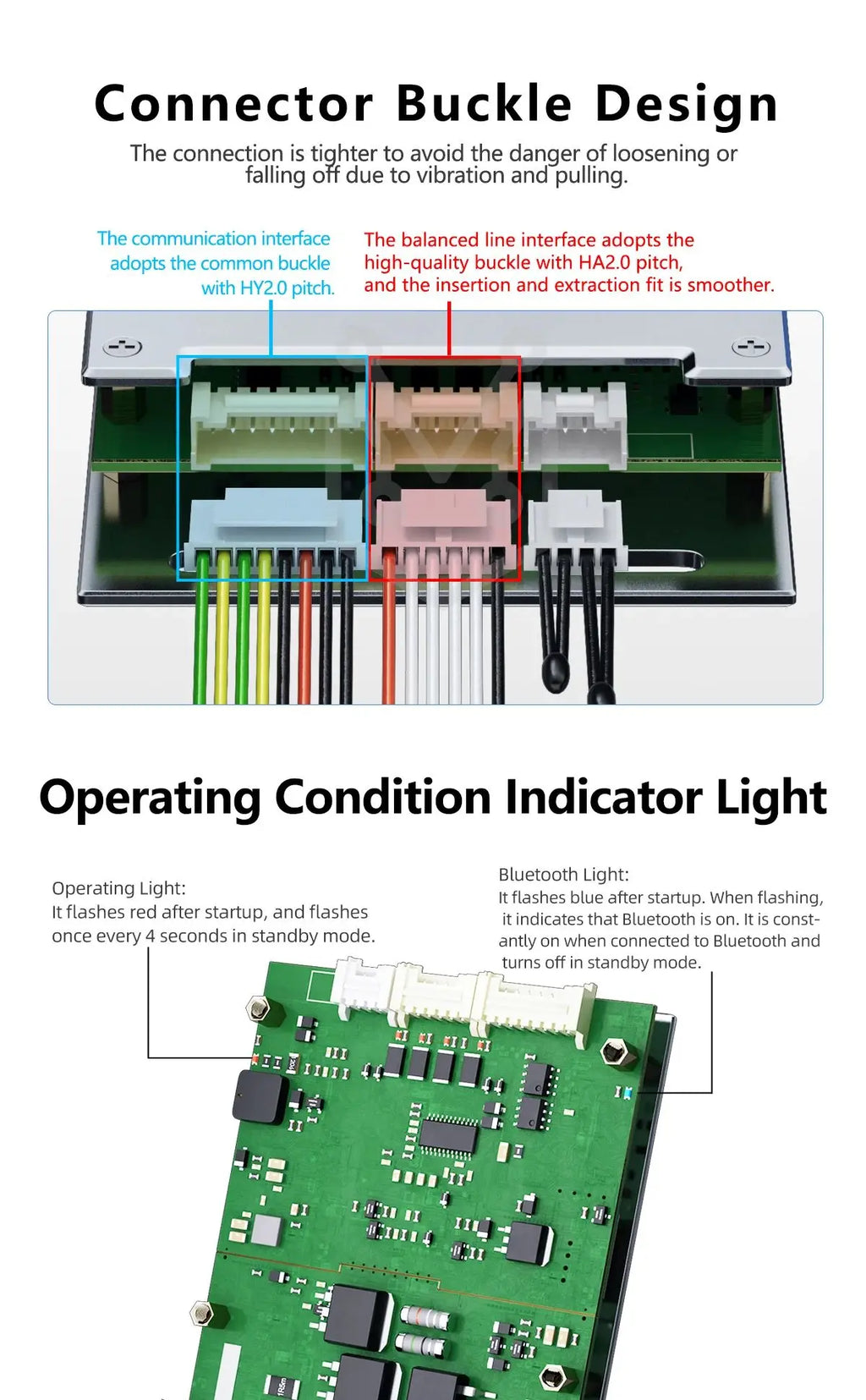 ANT BMS 8-22S 24-72V Smart BMS with BT UART App Control  for Lifepo4/Li-ion/LTO Free Software  40A 80A 110A 130A 170A 220A 340A