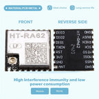 【RECOMENDAR】10X HT-RA62 Lora Series Module SX1262 Secondary Development Supports Lorawan Protocol 433-510Mhz