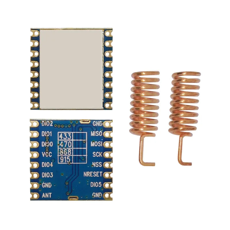 2pcs/lot LoRa1276-C1 - FCC ID / CE-RED Certified 915MHz | 868MHz 100mW SX1276 Chip Long Range 4Km RF Wireless LoRa Module