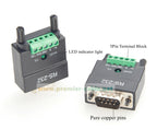 2 In 1 RS232 to RS485/TTL Serial Converter DB9 Male to 5Pin Screw Terminal Block RS232 to 3.3V/5V Interface Signal Adapter