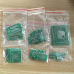 30PCS PCB Board Kit SMT To DIP Adapter Conversion Board Diy Electronic Assorted Set FQFP32 QFN48 SOP8 16/24/28 PCB