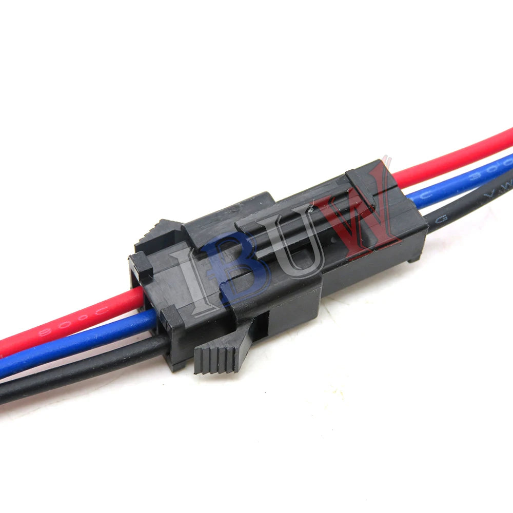10CM JST SM 2P 3P 4P 5P 6P Plug Socket Male to Female Wire Connector LED Strips Lamp Driver Connectors Quick Adapter
