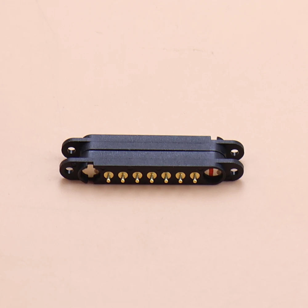 JCD Spring Loaded Male Female 2.5/2.54 MM Pitch 2P 3 4 5 6 7 8 Pole Through Holes PCB BTB Connector 2A DC Magnetic Pogo Pin