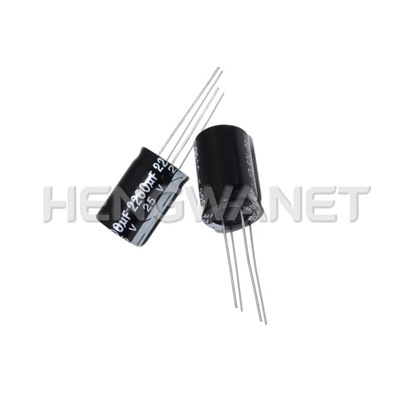 10pcs 2200uF 25V 2200MFD 25Volt Aluminum Electrolytic Capacitor Radial 2200mf25v 2200uf25v 25v2200mf 25v2200uf