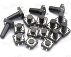 20PCS 12x12mm X4.3/5.5/6/7/8/9/10mm Micro Push Tact Switch 4pin Touch Button Mini Tactile Pushbutton Toggle Pcb Momentary Switch