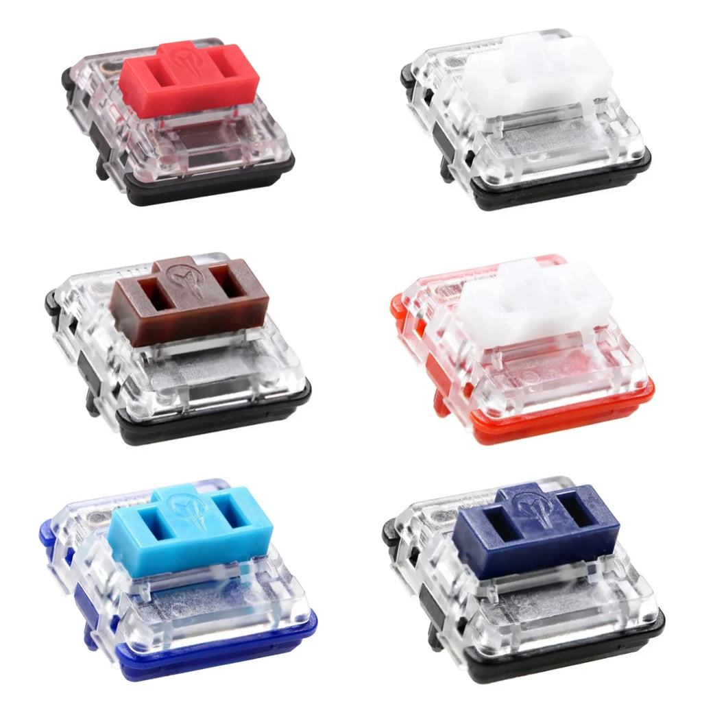 Kailh Low Profile Choc Switch 1350 Chocolate Keyboard Switch Clicky Tactile Linear Multicolor Switch Mechanical Keyboard Laptop